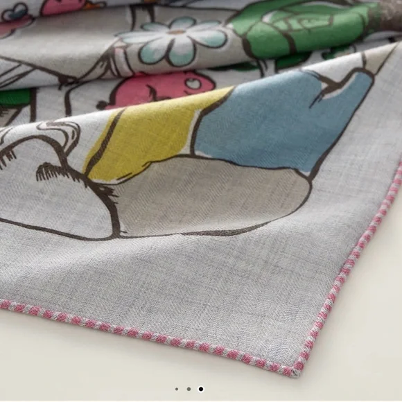 Authentic Hermes cashmere & Silk Scarf - Picture 5 of 6